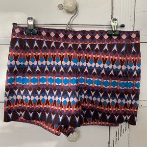 Size zero J. Crew shorts purple